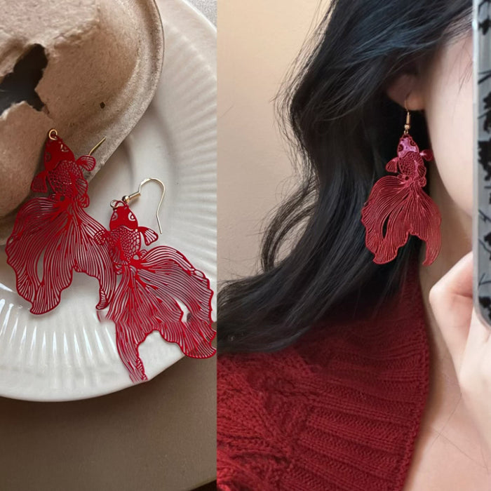 Wholesale  Red Earrings Earrings Vintage Earrings Women