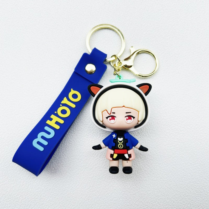 Wholesale Cartoon Doll Silicone Keychains (F) JDC-KC-Chucheng006