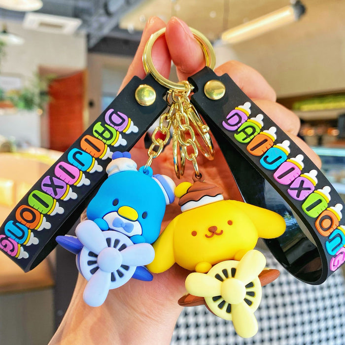 Wholesale  Cartoon Keychain  Keychain Pendant Women's  Couple Key Chain