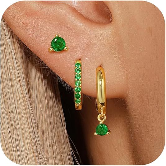 Wholesale Brass genuine gold electroplating hot selling earrings, niche high-end feeling set, earrings, ear buckles