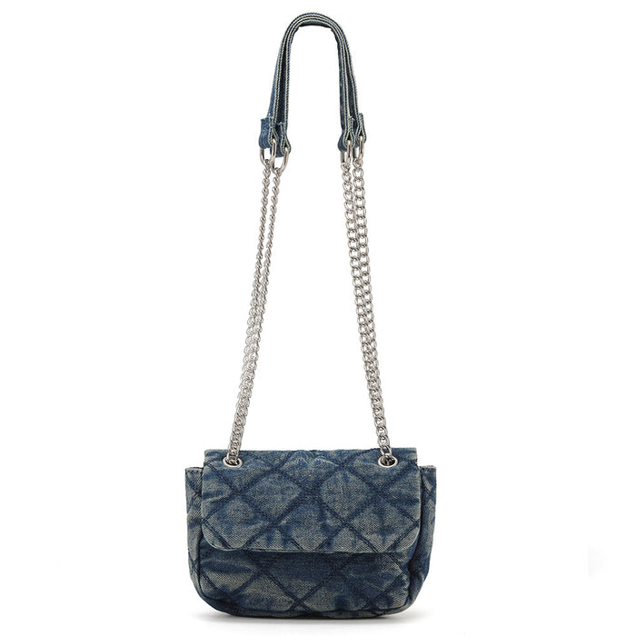 Wholesale Denim Diamond Chain Crossbody Shoulder Bag JDC-SD-JuLiP004