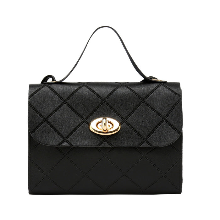 Wholesale Diamond striped small square bag, handbag, fashionable