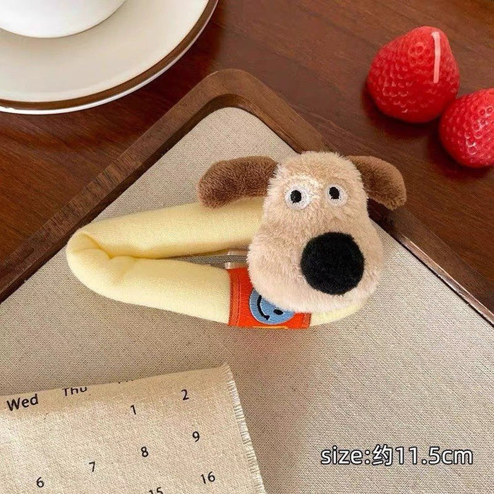 Wholesale Cute cartoon animal plush hair clips