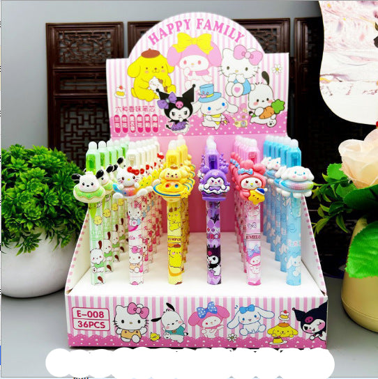 Wholesale Erasable blue cartoon children' s student press pen