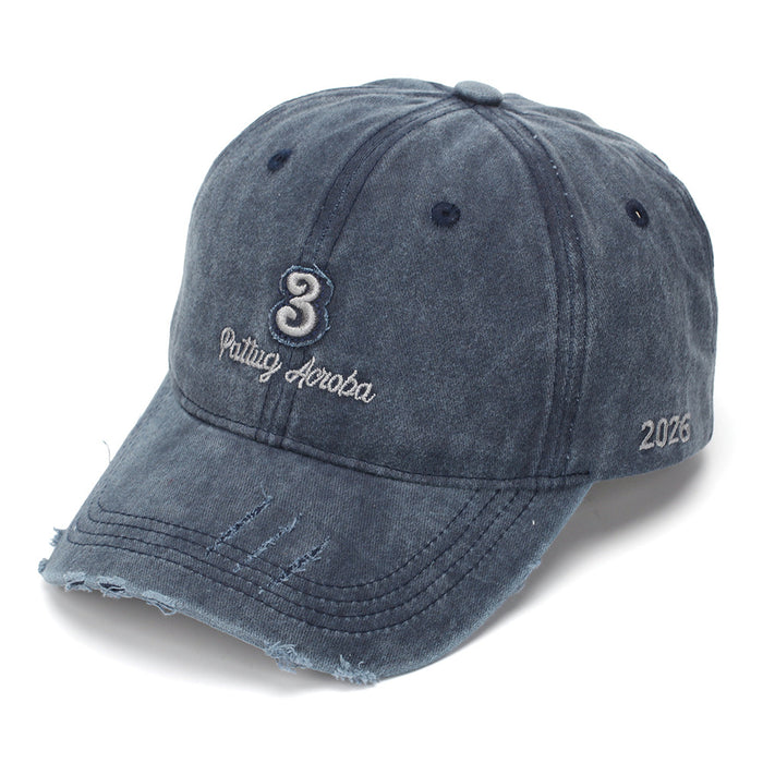 Wholesale Trendy Embroidered Baseball Cap with Sun Protection for Outdoor Use