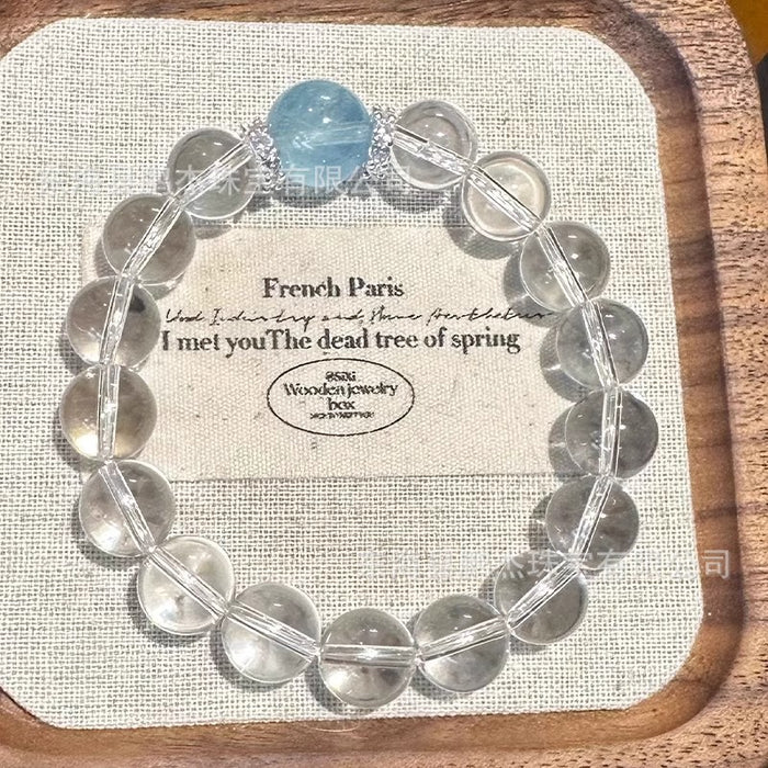 Wholesale Hailanbao white crystal bracelet, light luxury, niche