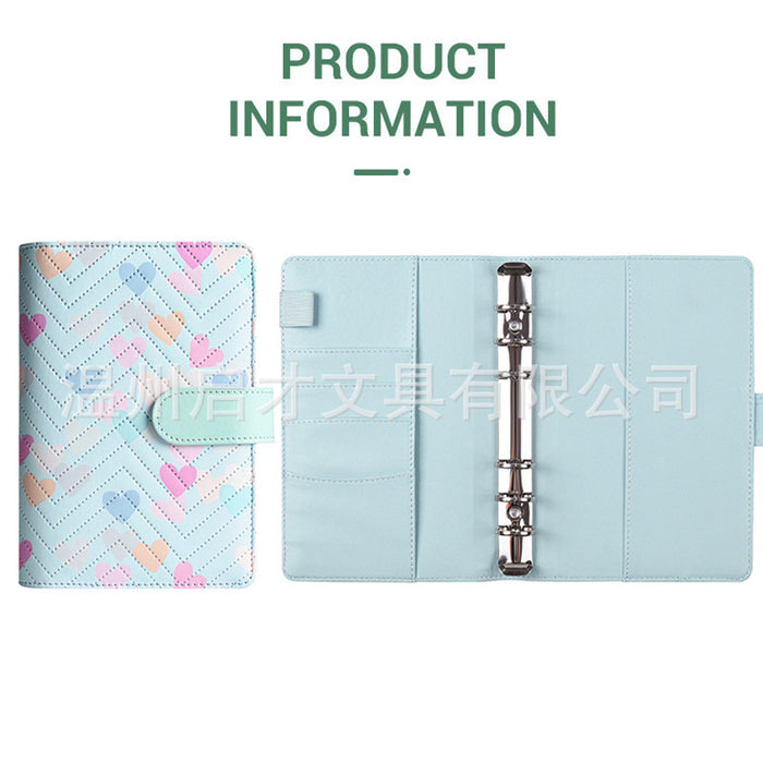 Wholesale Pu Notebook Cash Budget Loose-Leaf Financial Notebook