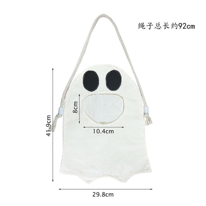 Wholesale Cloth  Ghost Candy Bag DIY Treat Pouch For Kids
