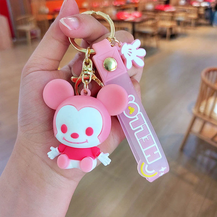 Wholesale Silicone Cartoon Keychain JDC-KC-QingYun003