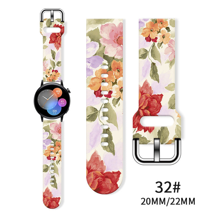 Wholesale Printed  Tpu Watch Strap Wrist Strap JDC-WD-NuoQi085