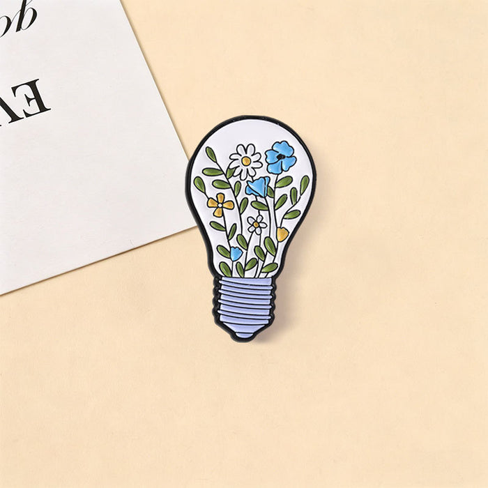 Wholesale Boutique Flower Brooch Zinc Alloy Fashion Pin For Backpack Bag And Clothing