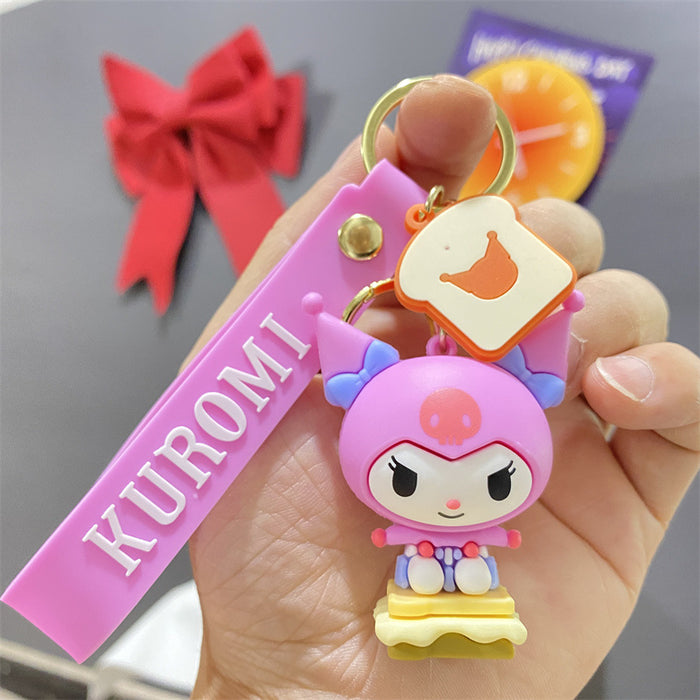 Wholesale PVC Cute Cartoon Doll Keychain JDC-KC-WuYi060