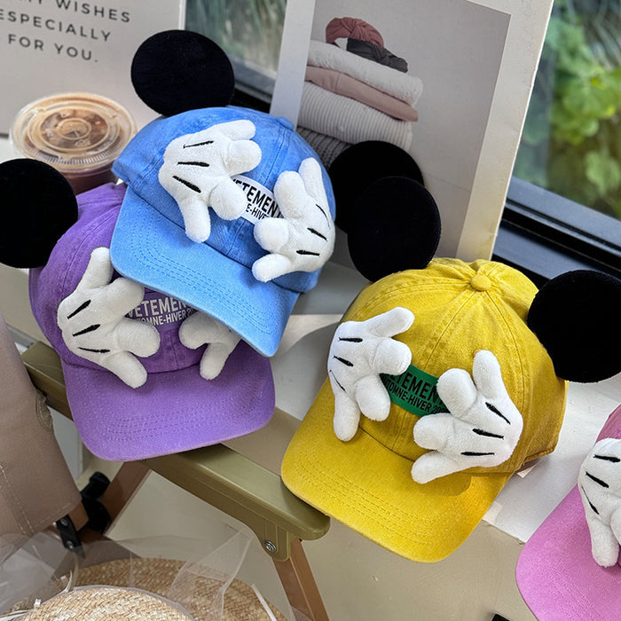 Wholesale Cartoon Ears Baseball Hat Parent Child Palm Duck Tongue Hat