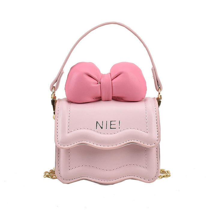 Wholesale Mini shoulder bag with bow chain crossbody small bag