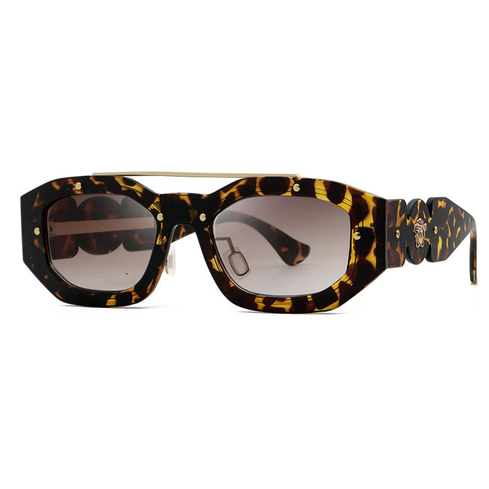 Wholesale Square Double Beam Rivet PC Sunglasses JDC-SG-YingBang005