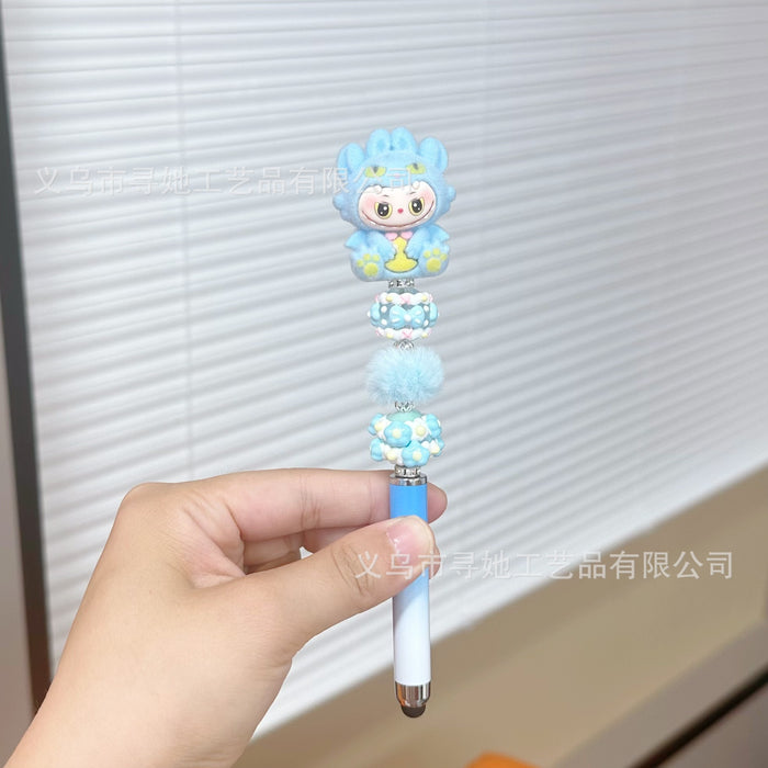 Wholesale DIY Cute Beaded Pen for Mobile Phones and Tablets Touch Screen Gel Ballpoint Pen