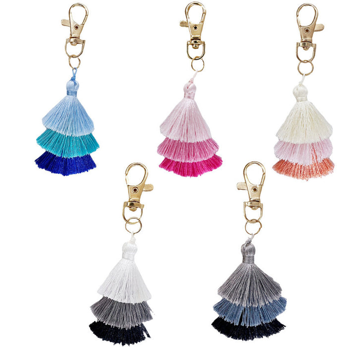 Wholesale Cotton Tassel Keychain JDC-KC-WoD001