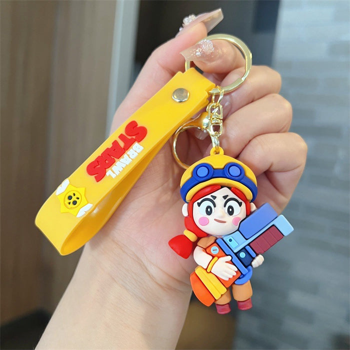 Wholesale Cartoon Game PVC Keychain JDC-KC-JinB031