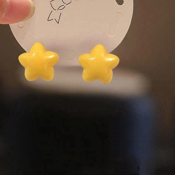 Wholesale  Sweet Casual Easiest Star Earrings