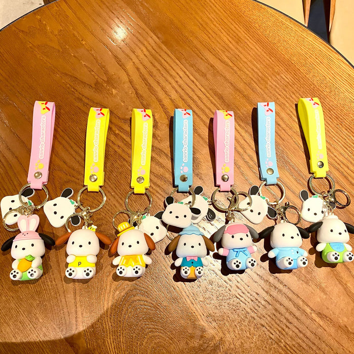 Wholesale Silicone Cartoon Doll Keychain JDC-KC-MingT168