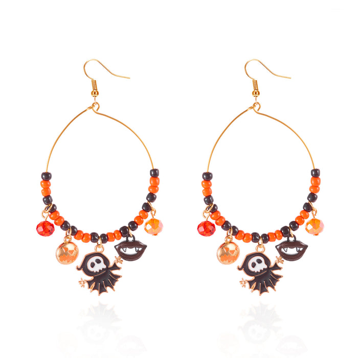 Wholesale Girls'  Gifts  Earrings Pumpkin Ghost Earrings