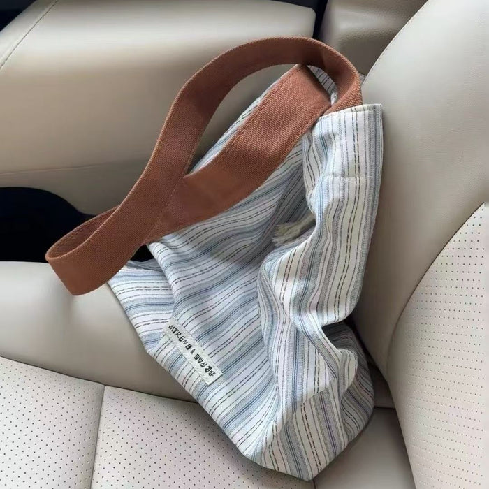 Wholesale Large capacity commuting shoulder tote bag canvas bag fashionable casual armpit bag