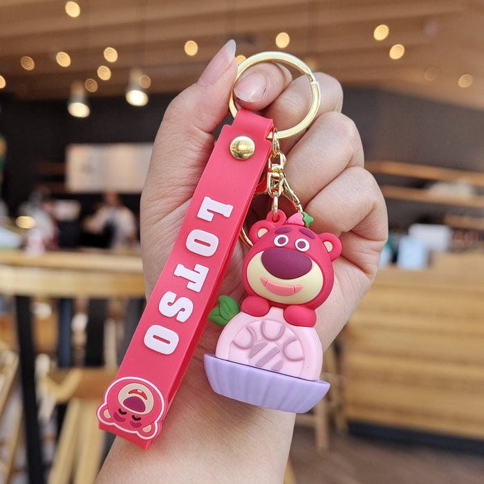 Wholesale Cartoon Silicone Doll Keychain JDC-KC-ZhuoRan014