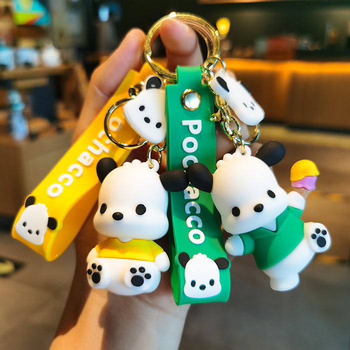 Wholesale Cartoon Doll 3D Rubber Keychain JDC-KC-Tingm083