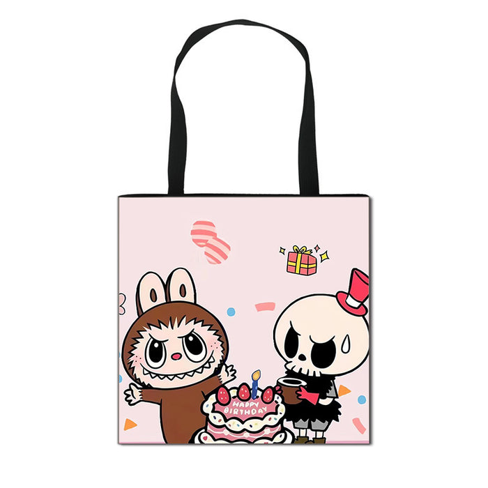 Wholesale Shopping Bag Cute Storage Bag Polyester Satchel Large Capacity  Bag