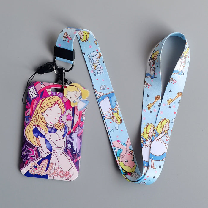 Wholesale Lanyard Keychain cartoon card holder/ ID holder
