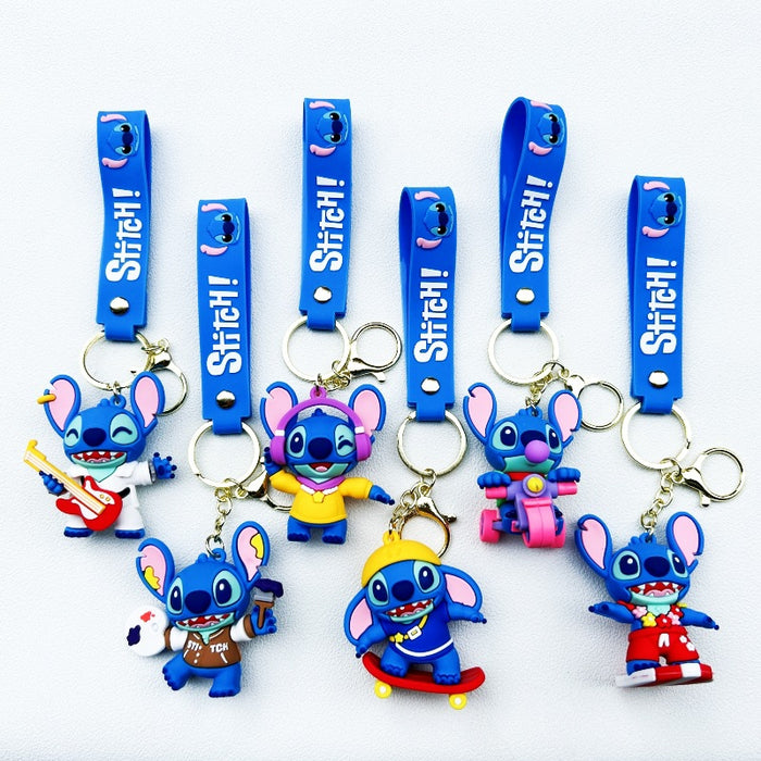 Wholesale PVC Cartoon Doll Keychain JDC-KC-WuYi026