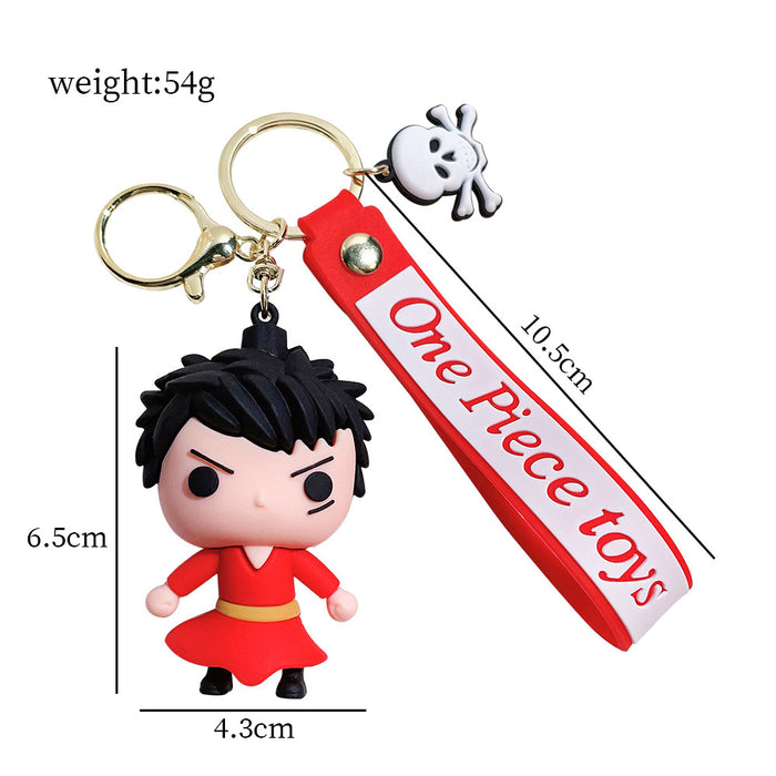 Wholesale Cartoon Silicone Doll Keychain JDC-KC-QiChao047