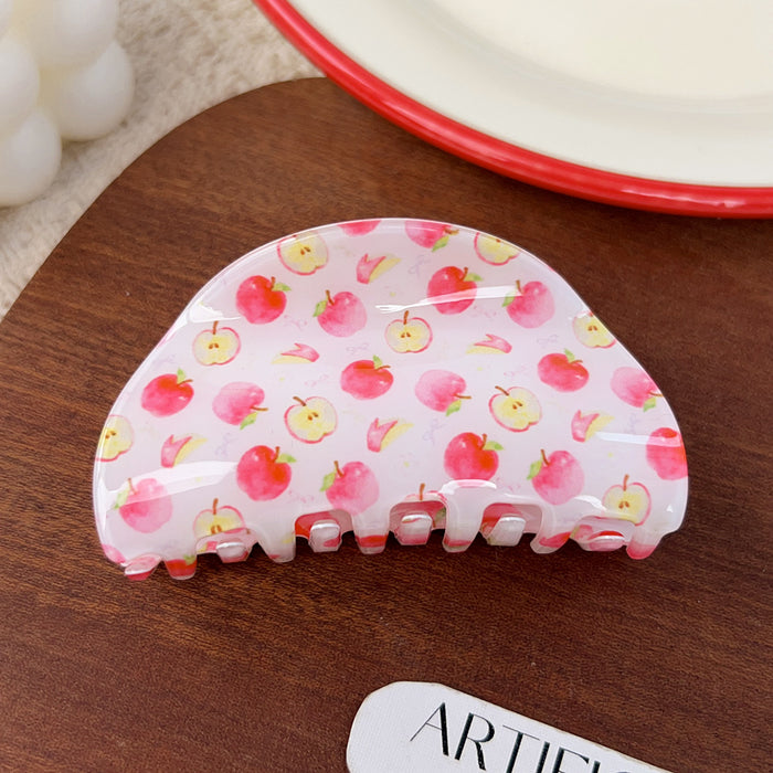 Wholesale PVC Plaid Claw Hair Clip - Retro Fashion Accessory