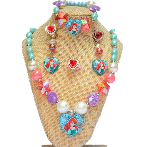 Wholesale Cartoon Princess Necklace