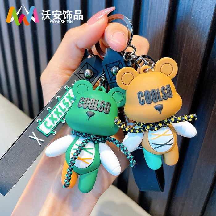 Wholesale PVC Bear Keychain JDC-KC-WoA010