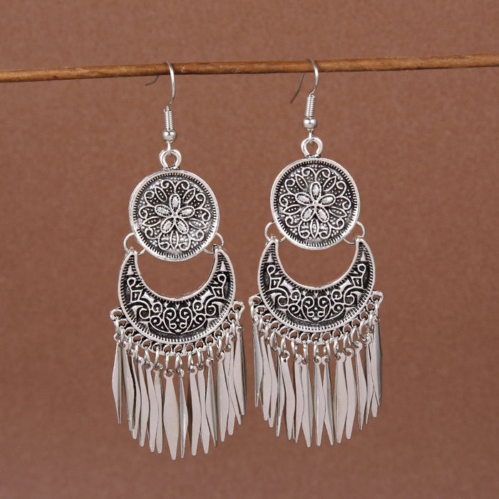 Wholesale Alloy Tassel Long Earrings JDC-ES-Gumi005