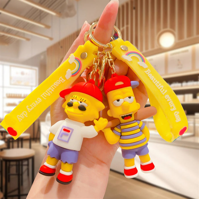 Wholesale PVC Cartoon Doll Keychain JDC-KC-DouBao001