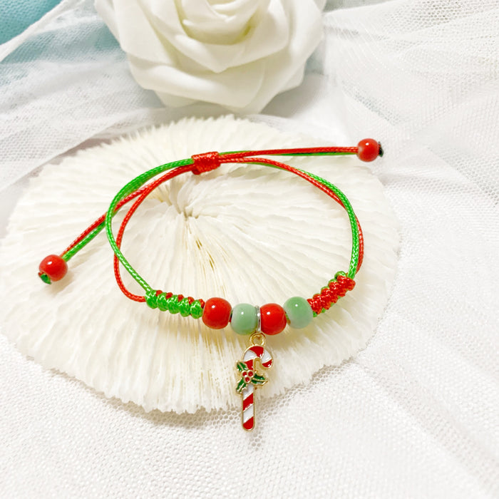 Wholesale Christmas cartoon bracelet  Christmas tree donuts deer a variety of optional manufacturers