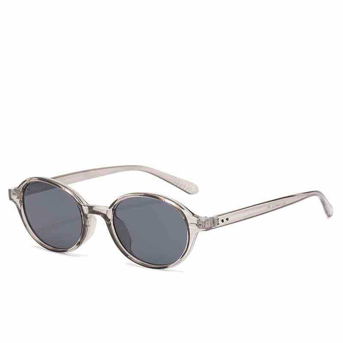 Wholesale Elliptical sunglasses, trendy and high-end sunshade sunglasses, artistic retro anti blue light flat mirror