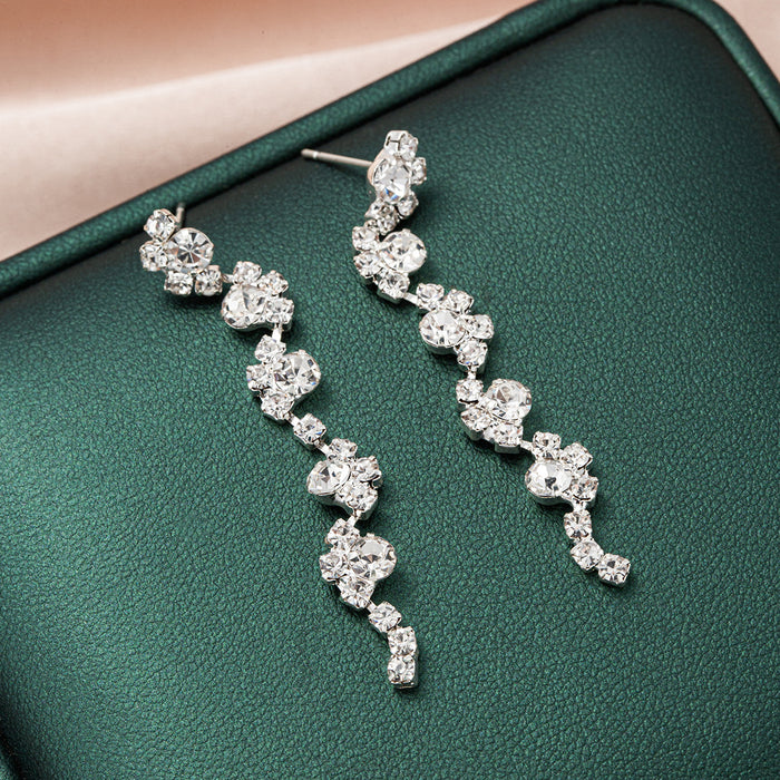 Wholesale Rhinestone Tassel Necklace