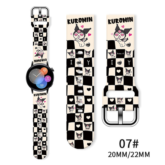 Wholesale Tpu Printed Watch Strap JDC-WD-NuoQi010