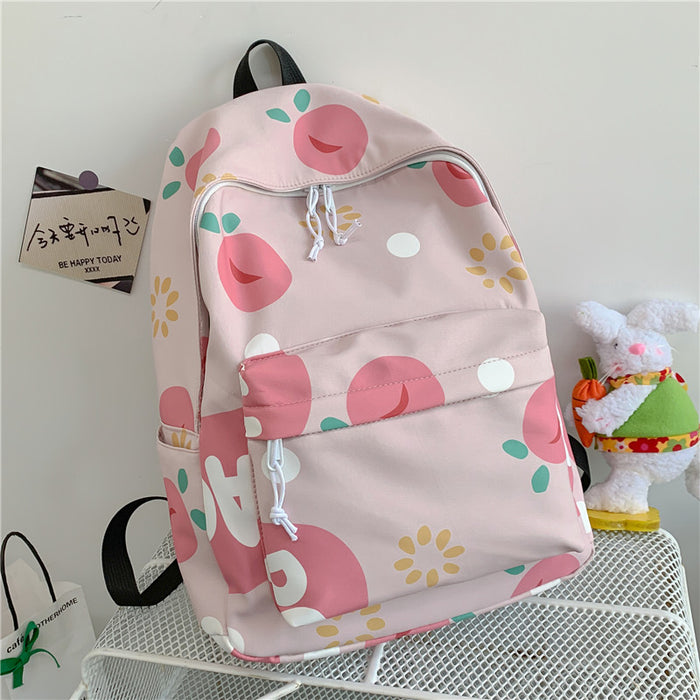 Wholesale Nylon High School College Student Graffiti Print Lightweight Backpack JDC-BP-YuanDuo029