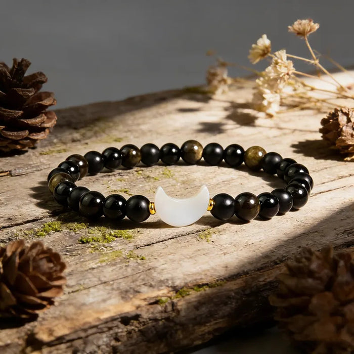 Wholesale Natural Tiger' s Eye Handmade Beaded Bracelet