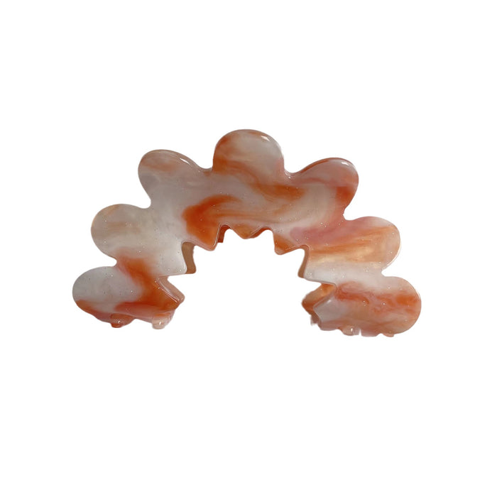 Wholesale Acetic Acid Simple Wavy Flower Hair Clip JDC-HC-XingYi021