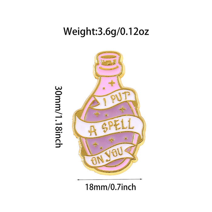 Wholesale Metal Letter Brooch Pin With Butterfly And English Quote Design Stylish Jewelry Accessory