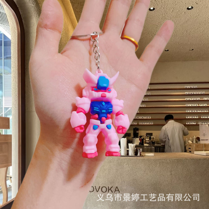 Wholesale Keychain Backpack Keychain Guardian Mech Doll Couple Pendant Gift