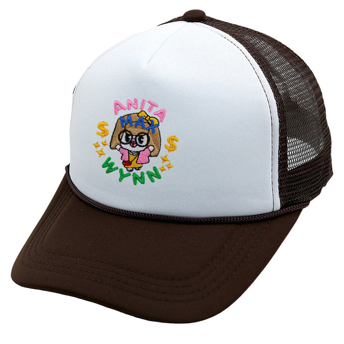 Wholesale Cotton Embroidered Trucker Hat Summer Mesh Cap Baseball Cap JDC-FH-HaiPu003