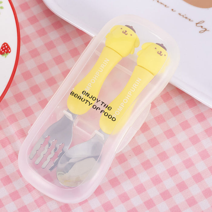 Wholesale Cartoon Stainless Steel Forks and Spoons Cutlery Set JDC-SN-CXR004