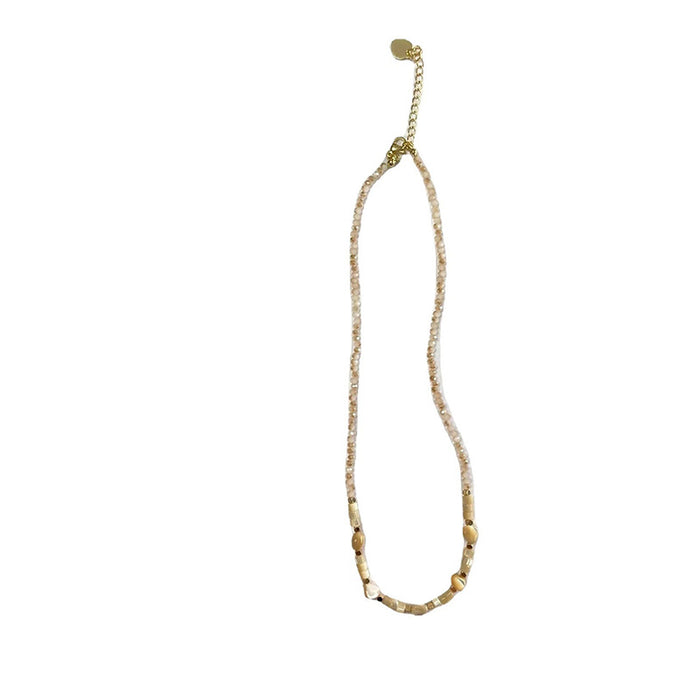 Wholesale Beaded necklace versatile, high-end, niche design, collarbone chain
