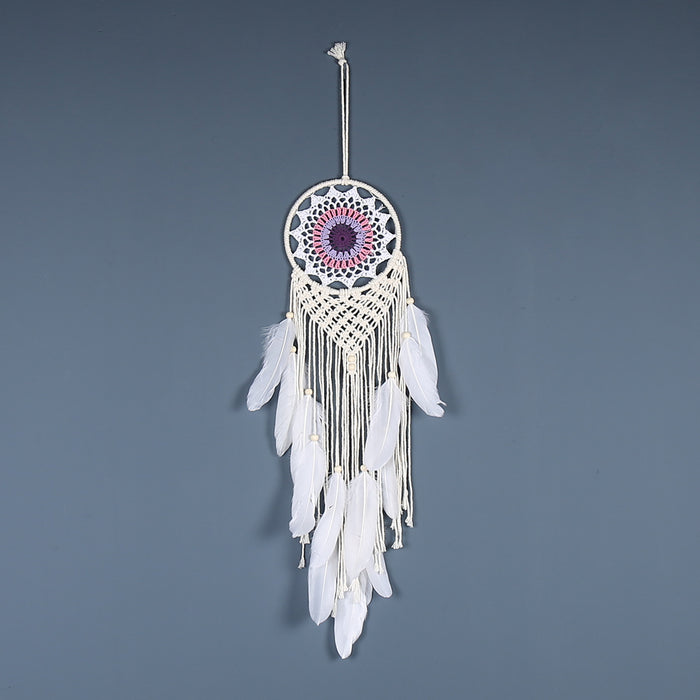 Wholesale Bohemian Dreamcatcher Wall Hanging Beige Cotton Rope Home Decor